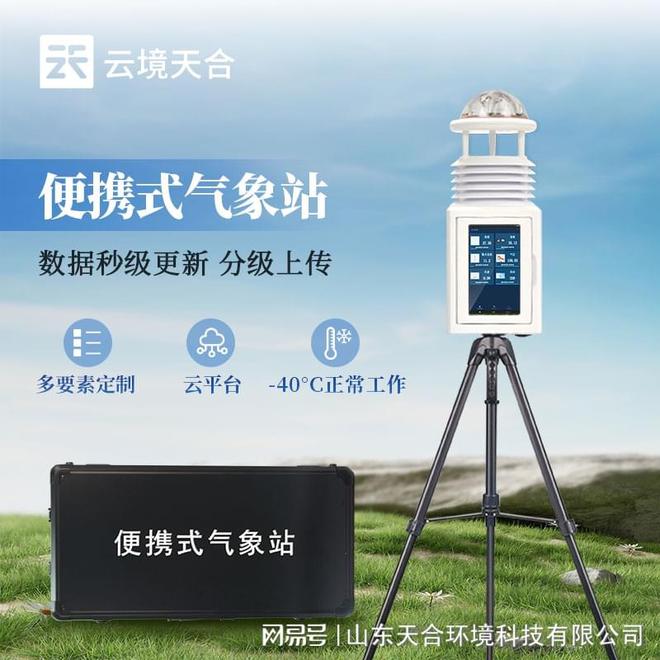 设计小巧轻便易于携带和运输PP电子导航便携气象站：